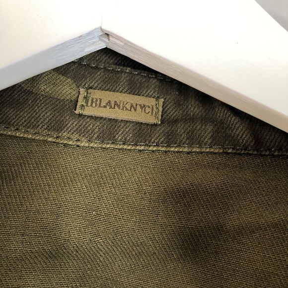 BlankNYC Olive/Camo Reversible Jacket in Army Brat - Picture 7 of 8